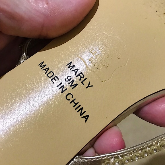 🔥MICHAELANGELO (MARLY) STYLE VERY PRETTY LIGHT GOLD SANDALS&SPARKLE👀ALL PICS - Picture 9 of 10